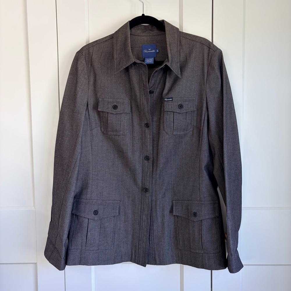 Faconnable Brown Field Jacket | XL